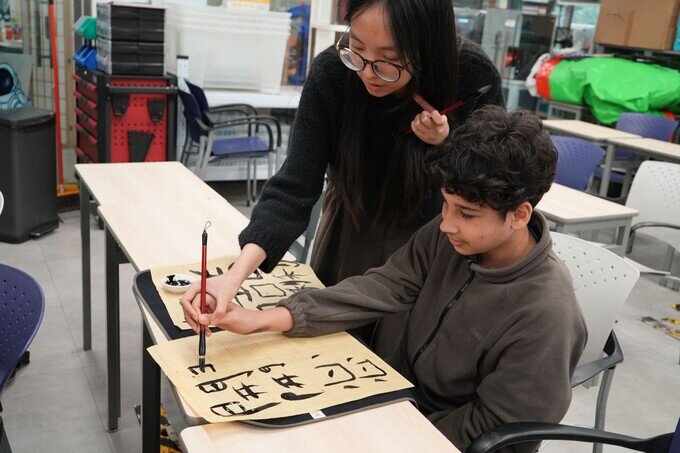 Gallery image of 書法到校教育 - 地利亞修女紀念學校（吉利徑） - 3